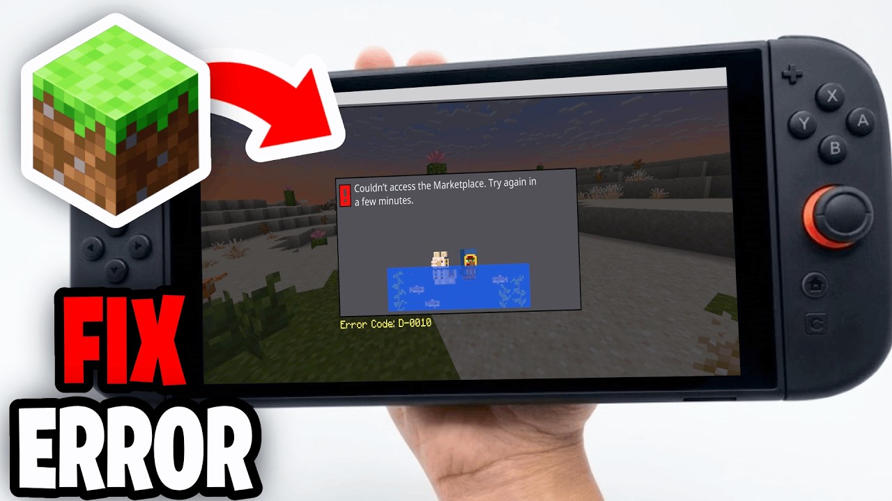 How To Fix Error Code B-0010 Minecraft Nintendo Switch! - Tutorial