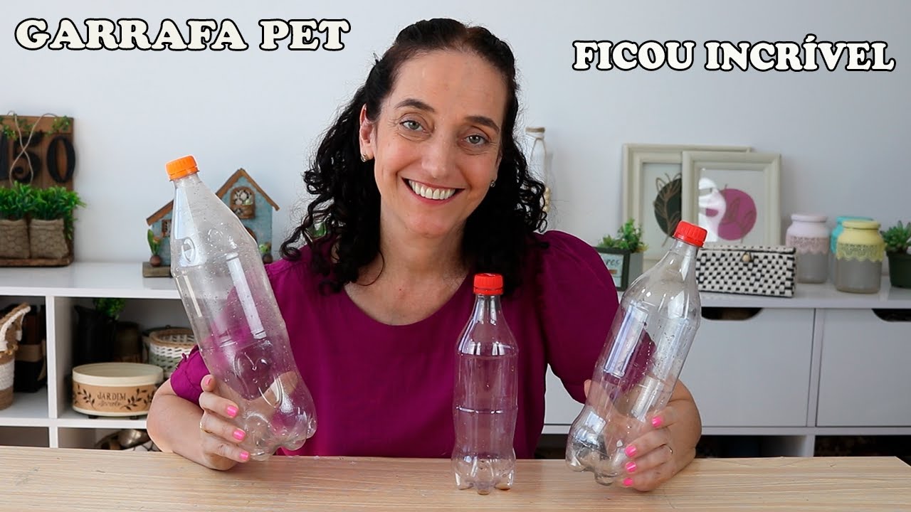 NÃO VAI ACREDITAR O QUE FIZ COM GARRAFA PET - DO LIXO AO LUXO - CASA DE PASSARINHO