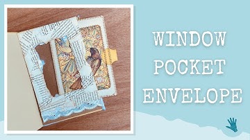 FLIP-OUT WINDOW POCKET ENVELOPE - Junk Journal Tutorial - Junk Journal Pocket Inspiration