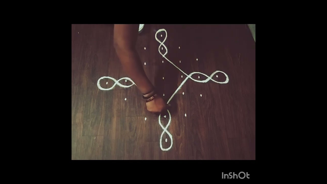 Easy and simple  kambi kolam 7x1 Easy 🌺🌺##