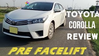 Toyota corolla Gli prefacelift full review/fuel average/1.3Litre