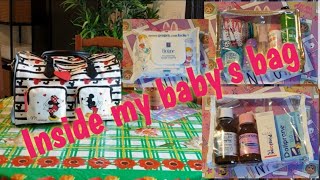Organization|What is inside my baby bag in tamil|Tips for arranging baby bag| diaperbag organization