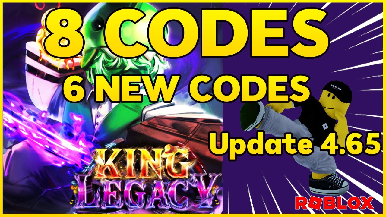 ✓4 NEW CODES✓ALL CODES🔥6 WORKING CODES for 🔥KING LEGACY