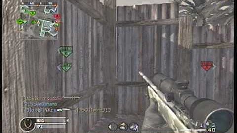 CoD4 Quick scope Montage - Hefner is NvD - 1st time