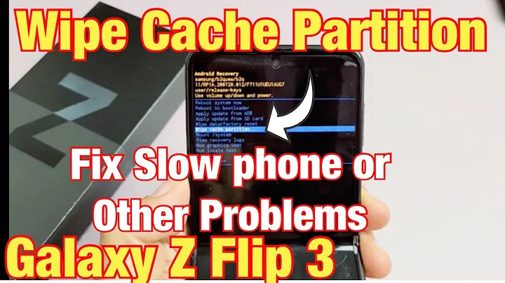 Galaxy Z Flip 3: How to Wipe Cache Partition (Can Fix Slow phone & other Problems)