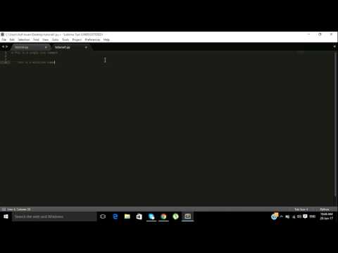 Learn Python Step by Step 1  Adding Comments