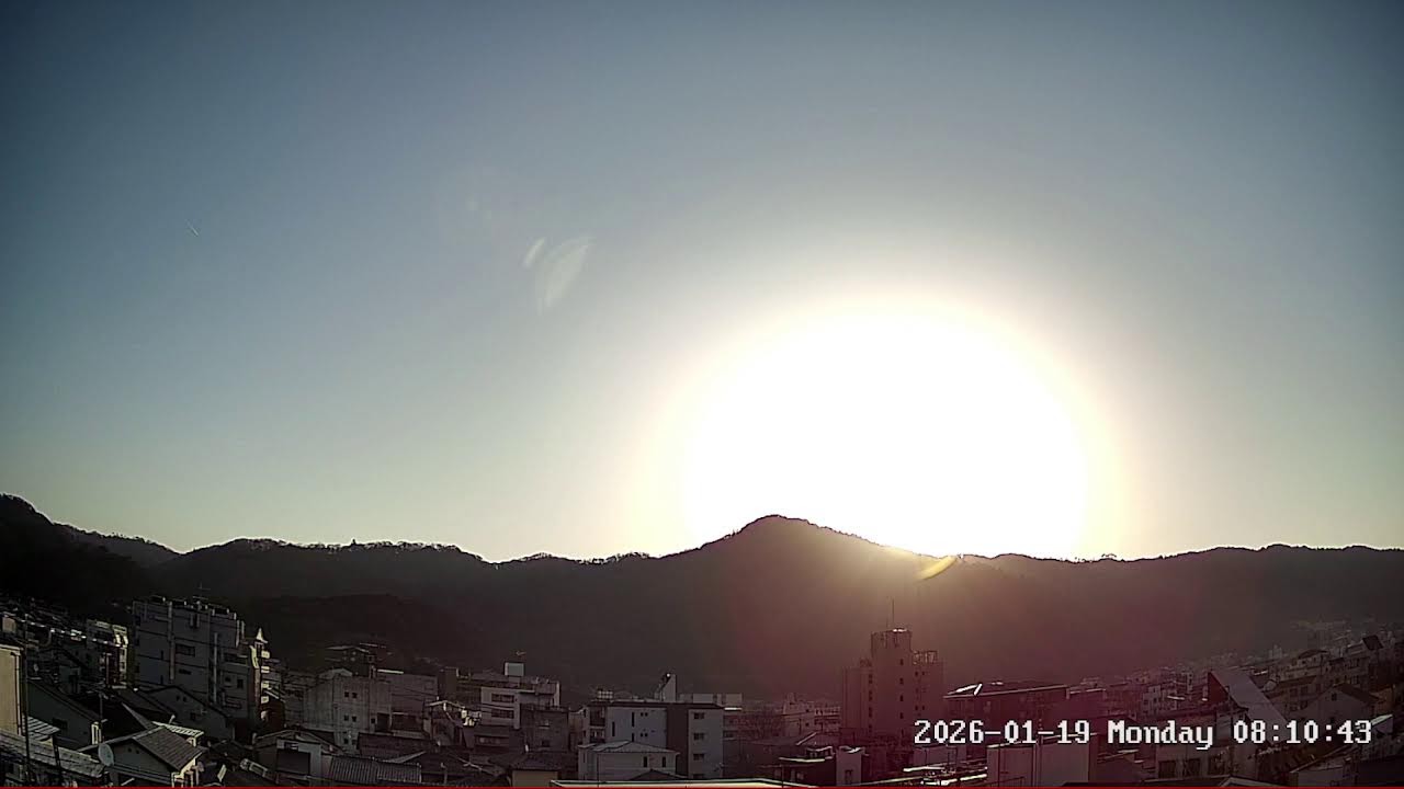 京都府京都市左京区大文字山ライブカメラ Kyoto Kyotoshi Live camera.world.cam