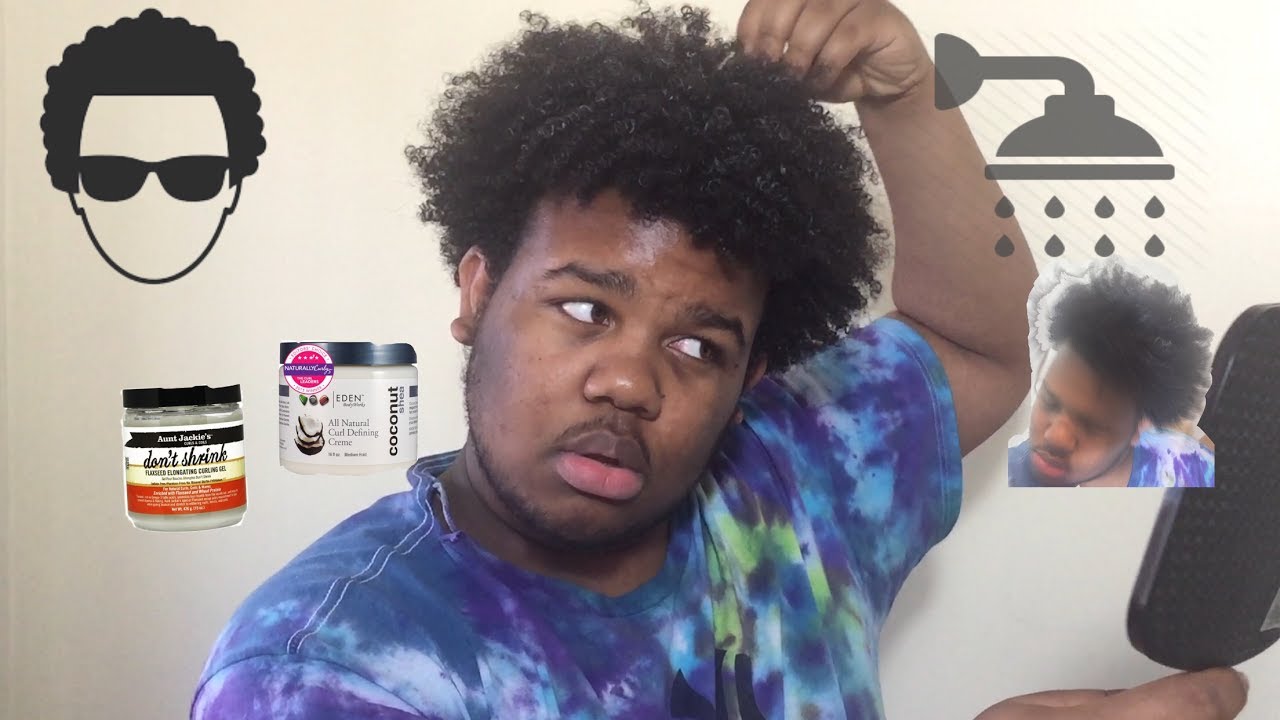 Lazy Curly Hair Routine Wash And Go Male Female 3c 4b Youtube