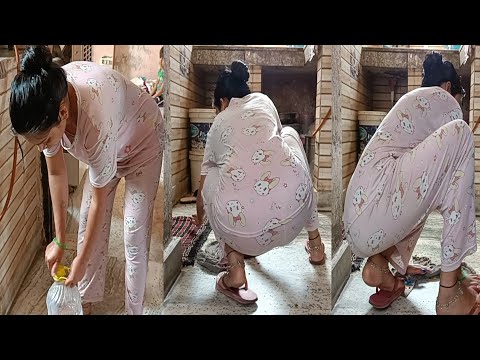 floor cleaning daily routine Indian housewife hot desi cleaning vlogs