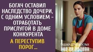 видео: Богач оставил наследство дочери, с условием - отработать прислугой в доме конкурента… А придя в дом… картинка: Богач оставил наследство дочери, с условием - отработать прислугой в доме конкурента… А придя в дом…