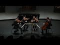The Quatuor Ébène plays Beethoven quartet Nr. 9 : 4th movement