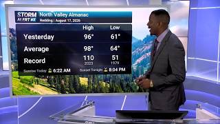 Mostly cloudy start hot temperatures across Northern California today