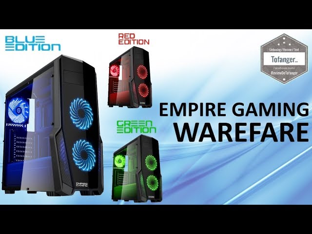 Empire Gaming Warefare - PC Gamer LED Case - Gaming Case