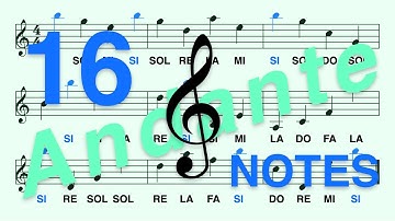 Treble (G) Clef, Do Re... (Si): Read the SI Note in Less Than 2 Minutes (Andante, 16 Notes)