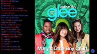Mary’s Little Boy Child Glee Lyrics