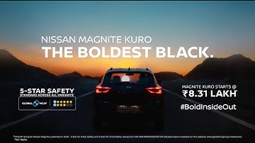 Nissan Magnite Kuro | Witness the Era of the Boldest Black Ever