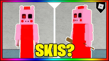 How to get the "SKIS?" BADGE + SKIN/MORPH in PIGGY RP [W.I.P] || Roblox