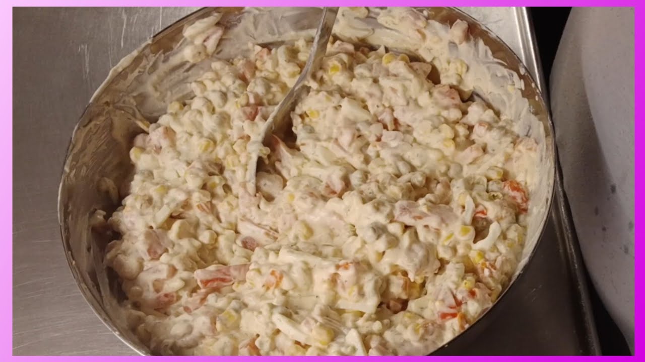 Matlagnings video -  krämig Räcksallad.