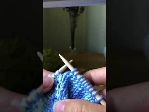 M1L & M1R knitting stitch - các mũi đan cơ bản P1