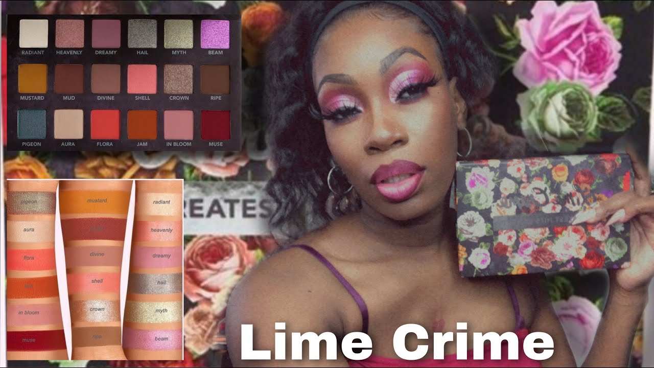 Lime Crime Greatest Hits Bangers Palette Pariss Desarae YouTube