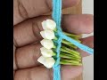 Three layer flower tying method