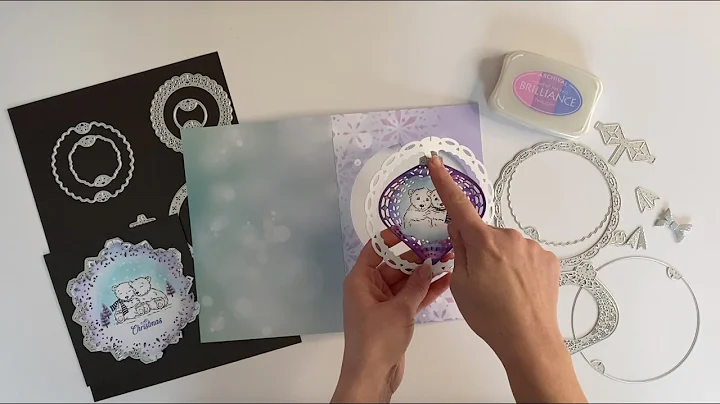 How to construct a Slot & Spin Festive Frames card