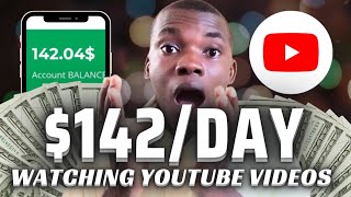 I Earn $142 Today Watching YouTube Videos On a Secret Website (Make Money Online 2024)