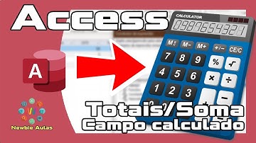 Access- Soma, totais e campo calculado | Aprenda a somar itens de sua tabela (também média e mais)
