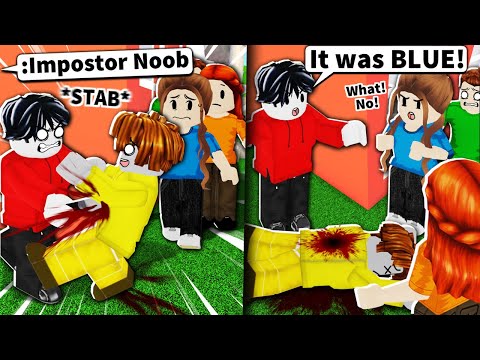 Making Roblox noobs play AMONG US with ADMIN COMMANDS
