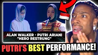 PUTRI ARIANI X ALEN WALKER HERO BRIT🇬🇧REACTS