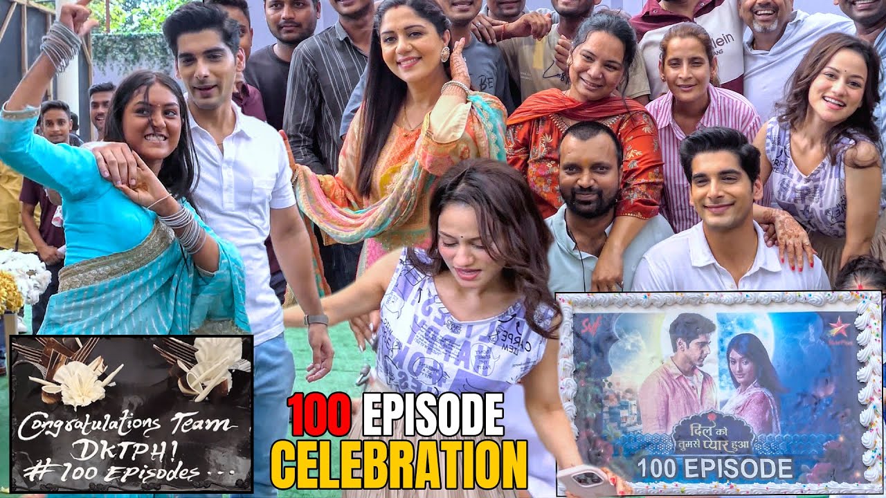 UNCUT - 100 Episodes का जश्न | Dil Ko Tumse Pyaar Hua के Set पर Funny Masti with All Cast