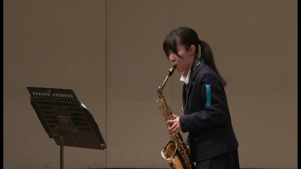 アルトサクソフォン独奏 R.プラネル「プレリュードとサルタレロ」（本