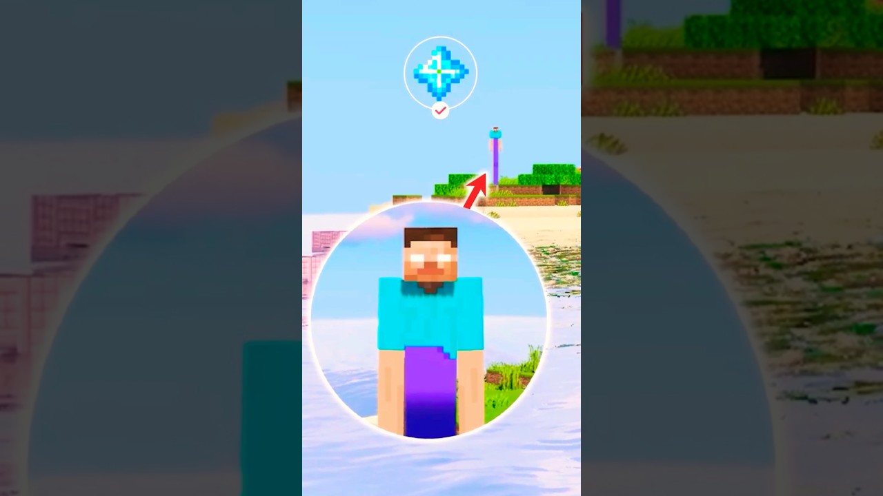 Minecraft herobrine😈#minecraft #shorts #viral