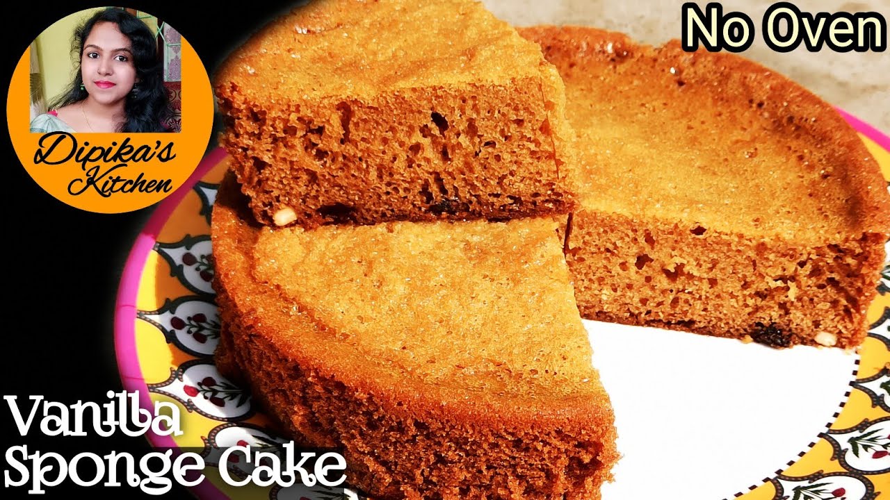 How To Make Super Soft Vanilla Sponge Cake | केक रेसिपी | NoOven Sponge Cake | Hindi Cooking Channel