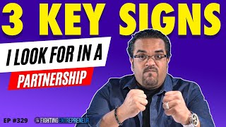 3 Key Signs That A Business Partnership Will Succeed!