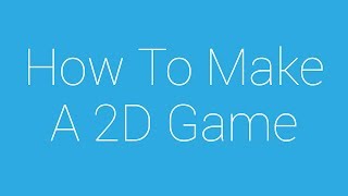How To Make A 2D Game - 39 - Accelerometer