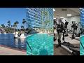 HYATT REGENCY LONG BEACH HOTEL IN CALIFORNIA WALK THROUGH FITNESS CENTER &amp; POOL SWAN BOAT RENTALS
