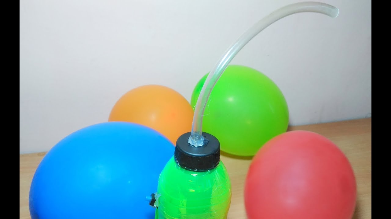 How To Make Air Pump For Balloons Easy Project YouTube