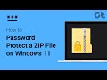 How to Password Protect a ZIP File on Windows 11 | Add Password to ZIP File on Windows 11