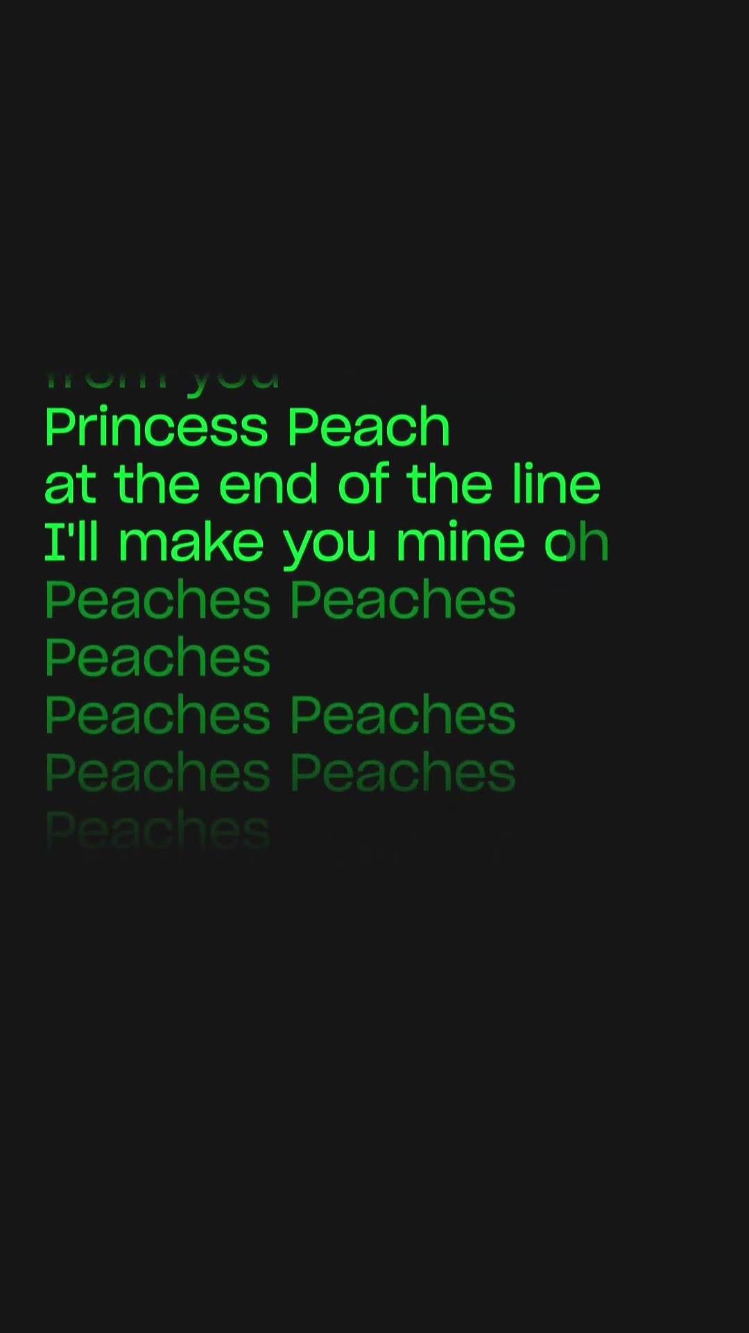 Jack Black - Peaches (Karaoke SHORT)