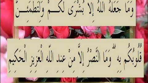القران الكريم سورة آل عمران الأية 126