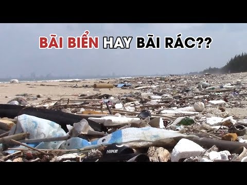 Video Bãi biển Xuân Thiều thành bãi rác khổng lồ ngay giữa... - youtube
