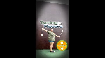 Poi Tutorial: Turning in Flowers Part 1 of 2 ft. Alexis Mae || Flow on Fire