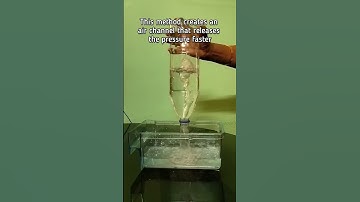 The fastest way to empty a bottle! #scienceexperiment #science #water #waterexperiments
