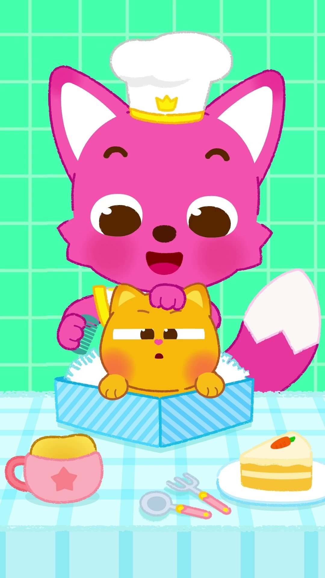 Welcome to Pinkfong's Bakery ? #ninimo #delivery