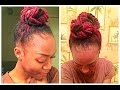 Unique Loc Bun Tutorial #2