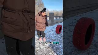 Das böse Rad hört nicht auf, sie zu verfolgen! 😱🏃‍♀️#shorts