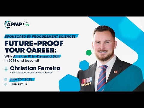 Future-Proof Your Career: Why AI is the Top Skill for 2025 and Beyond! - video from Procurement Sciences