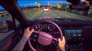 2023 Range Rover Sport SE Dynamic - POV Night Drive (Binaural Audio)