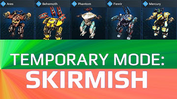 War Robots Ares Behemoth Phantom Fenrir Mercury Skirmish Mode Gameplay